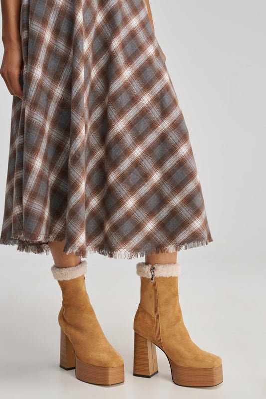 « Fauvette » — Bottines à talon bloc, Multicolore