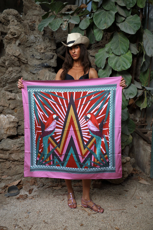 Mirage Perroquet — Foulard