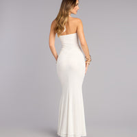 « Sirène Céleste » — Robe Longue Sirène, Blanc