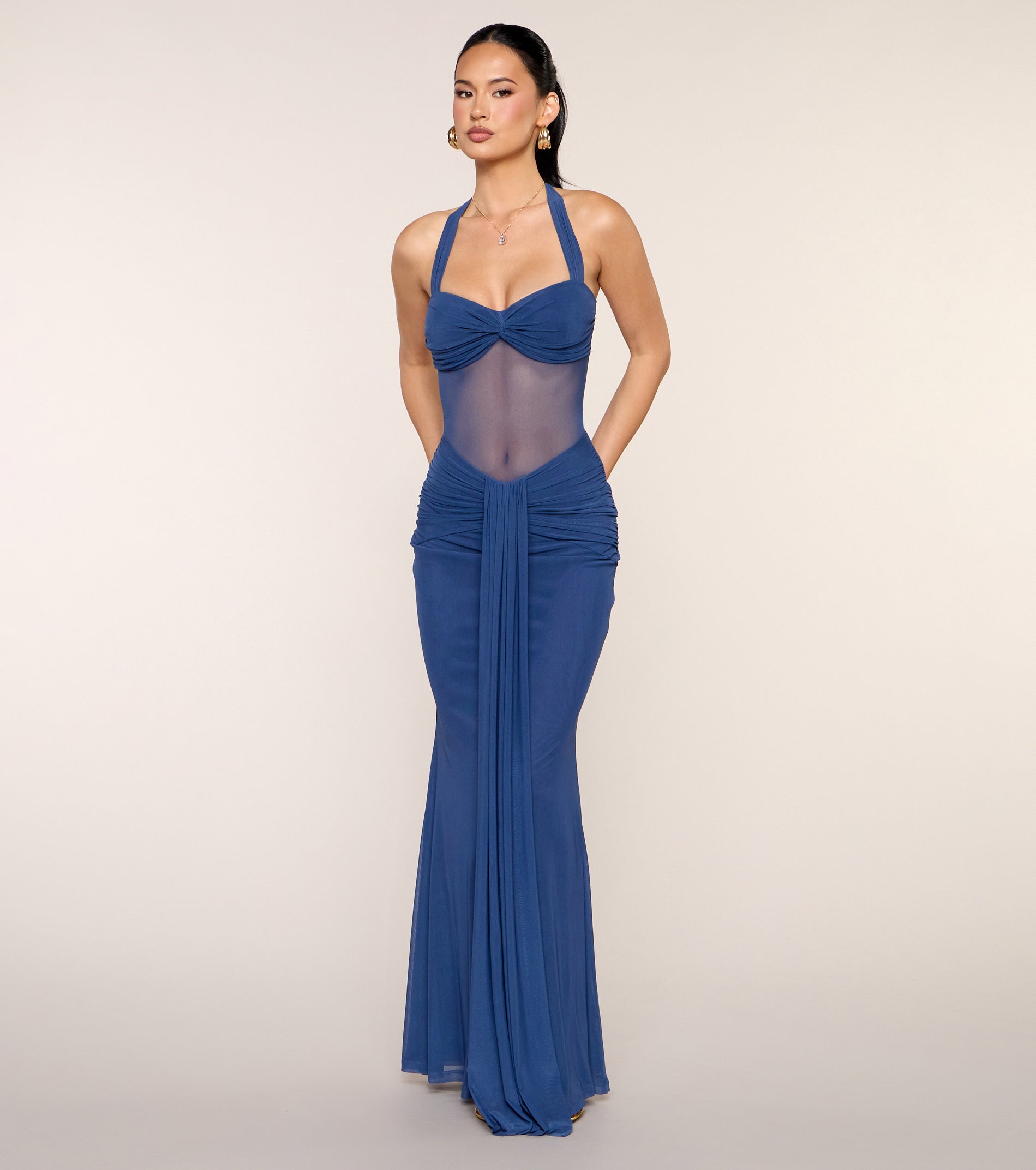 « Sirène Céleste » — Robe Longue Sirène, Blanc
