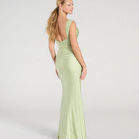 « Nuit Émeraude » — Robe Longue Sirène, Vert