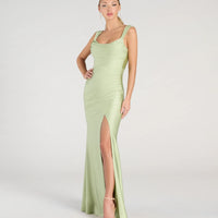 « Nuit Émeraude » — Robe Longue Sirène, Vert