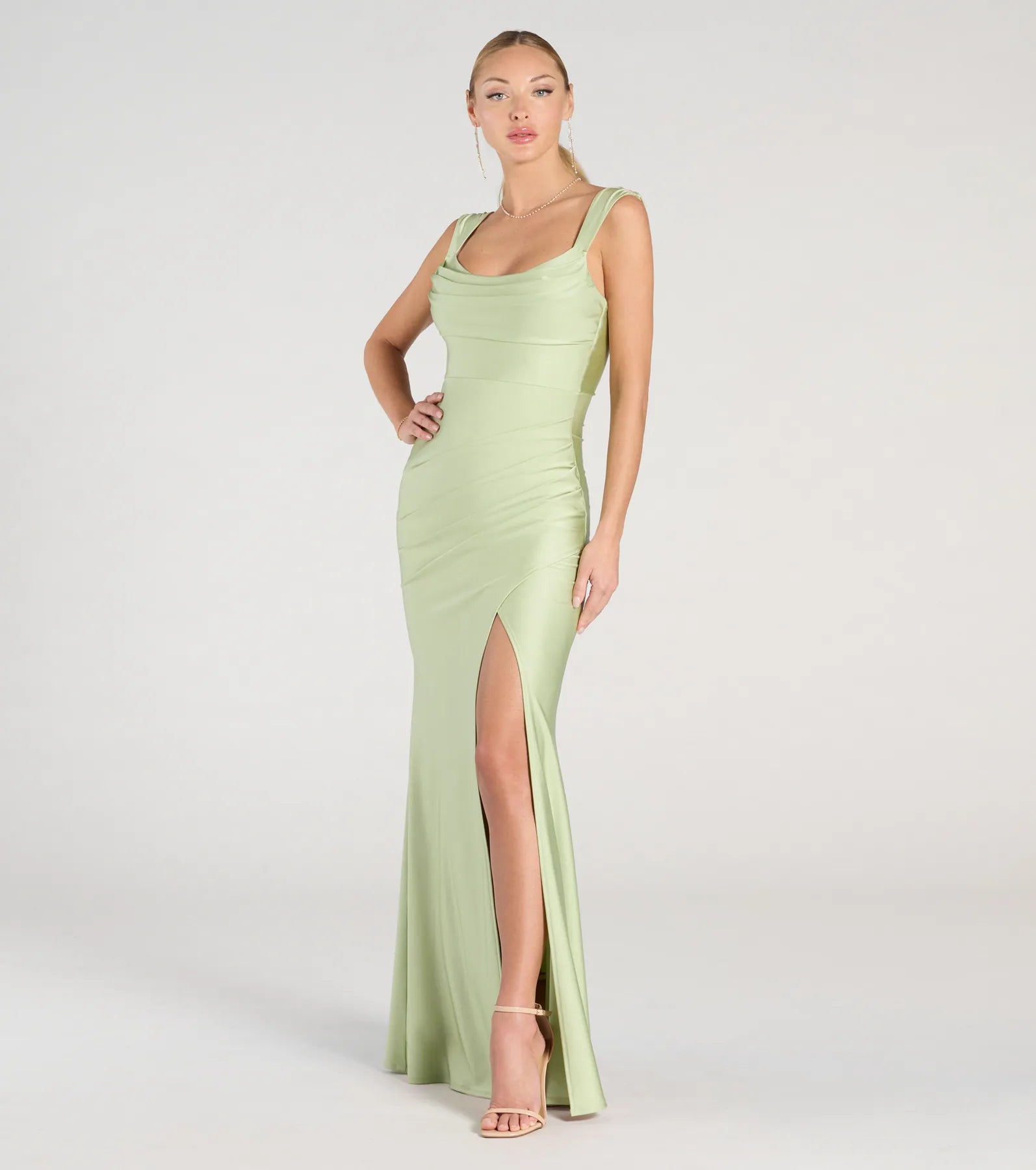 « Nuit Émeraude » — Robe Longue Sirène, Vert