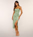 « Douce Obsession » — Robe Midi Bustier, Taupe