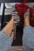 « Zèbre Chic » — Escarpins Slingback à Bout Pointu, Zèbre