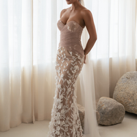 « Éternité » — Robe de Mariée Brodée, Ivoire