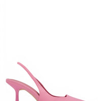 « Cariatide » — Escarpins Slingback, Rose