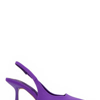 « Cariatide » — Escarpins Slingback, Violet