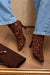«Allure fauve» — bottines à talon aiguille, léopard
