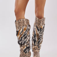 « Lierre » — Bottes à talon stiletto, Multicolore
