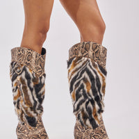« Lierre » — Bottes à talon stiletto, Multicolore
