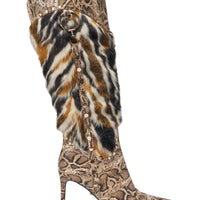 « Lierre » — Bottes à talon stiletto, Multicolore
