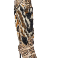 « Lierre » — Bottes à talon stiletto, Multicolore