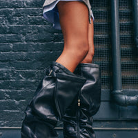 « Minuit » — Bottes compensées, Noir