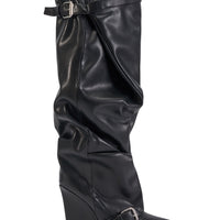 « Minuit » — Bottes compensées, Noir