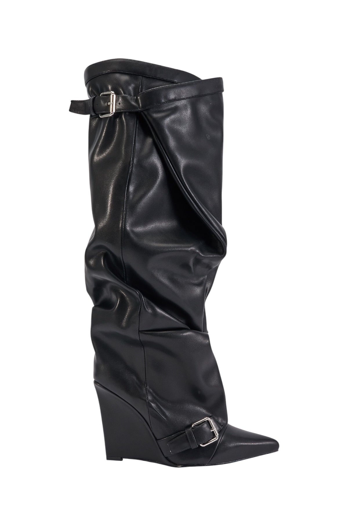 « Minuit » — Bottes compensées, Noir