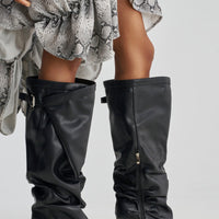 « Minuit » — Bottes compensées, Noir