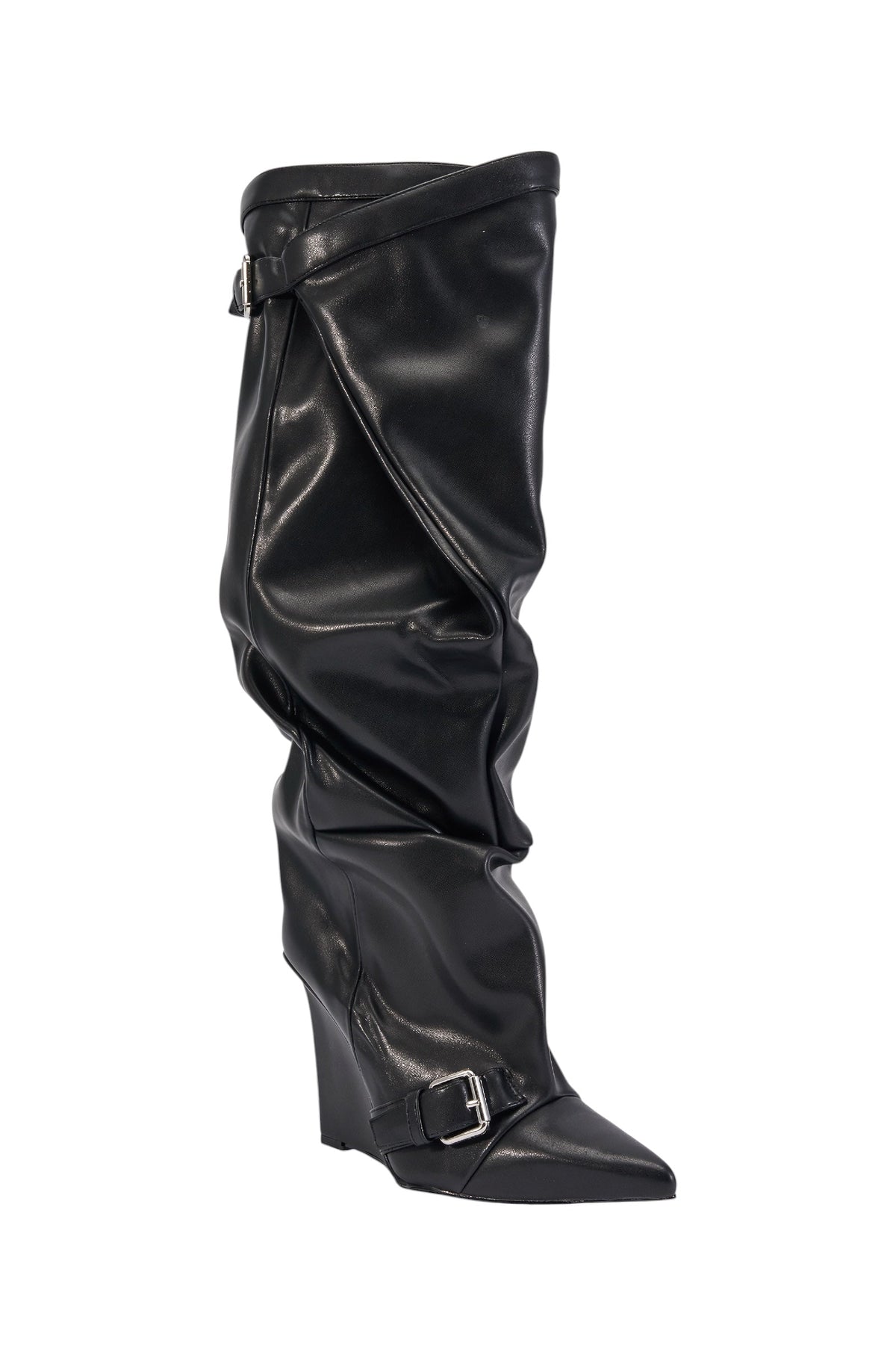 « Minuit » — Bottes compensées, Noir