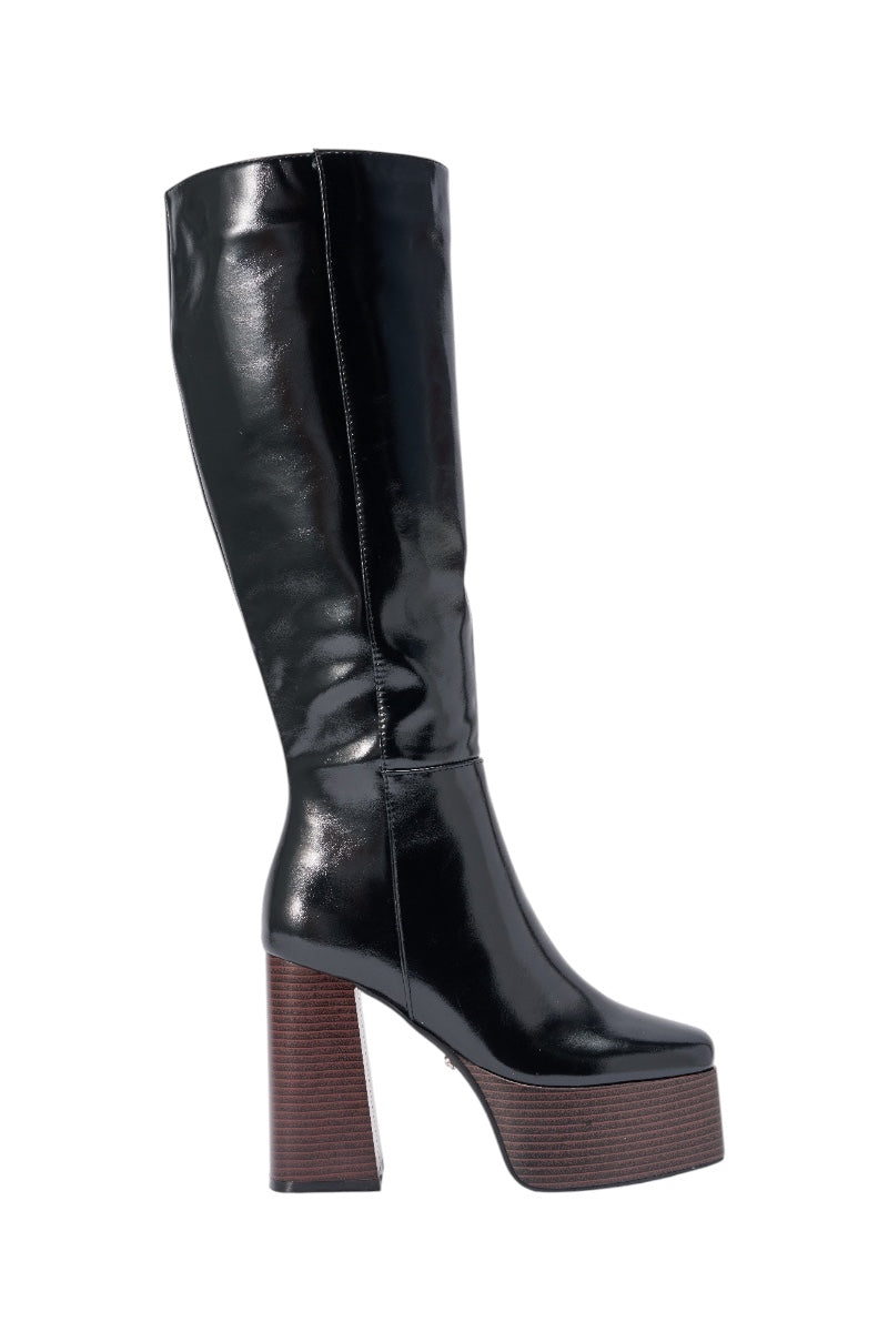 « Astra » — Bottes à talon bloc, Noir