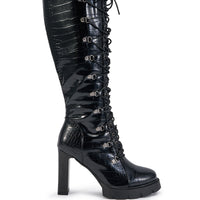 « Carmen » — Bottes à talon bloc, Noir