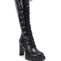 « Carmen » — Bottes à talon bloc, Noir