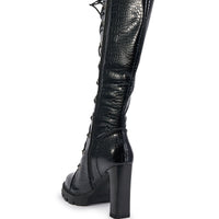 « Carmen » — Bottes à talon bloc, Noir
