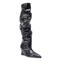 « Cognac » — Bottes compensées, Noir