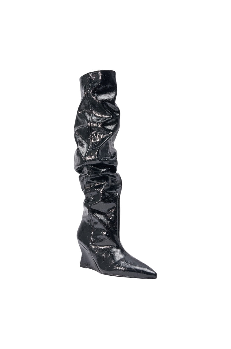 « Cognac » — Bottes compensées, Noir