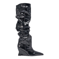 « Cognac » — Bottes compensées, Noir