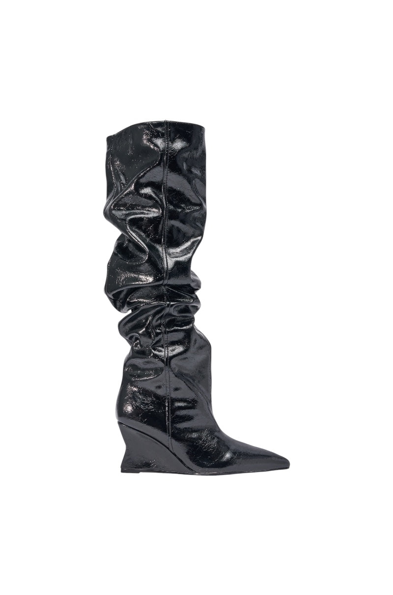 « Cognac » — Bottes compensées, Noir