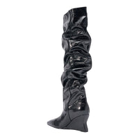 « Cognac » — Bottes compensées, Noir