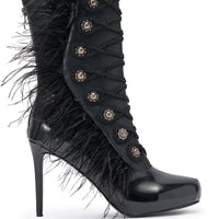 « Sculpture » — Bottines à talon stiletto, Noir