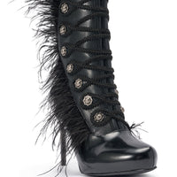 « Sculpture » — Bottines à talon stiletto, Noir