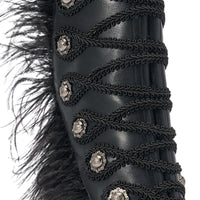 « Sculpture » — Bottines à talon stiletto, Noir