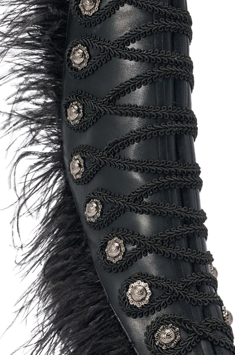 « Sculpture » — Bottines à talon stiletto, Noir
