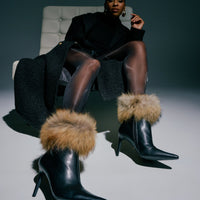 « Allure » — Bottines structurées, Noir