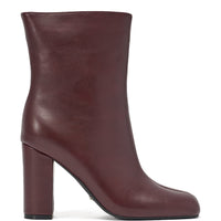 « Rubis » — Bottes à talon bloc, Bordeaux