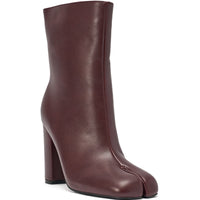 « Rubis » — Bottes à talon bloc, Bordeaux