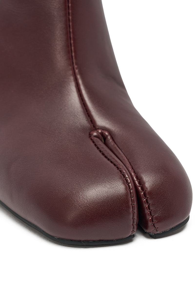 « Rubis » — Bottes à talon bloc, Bordeaux