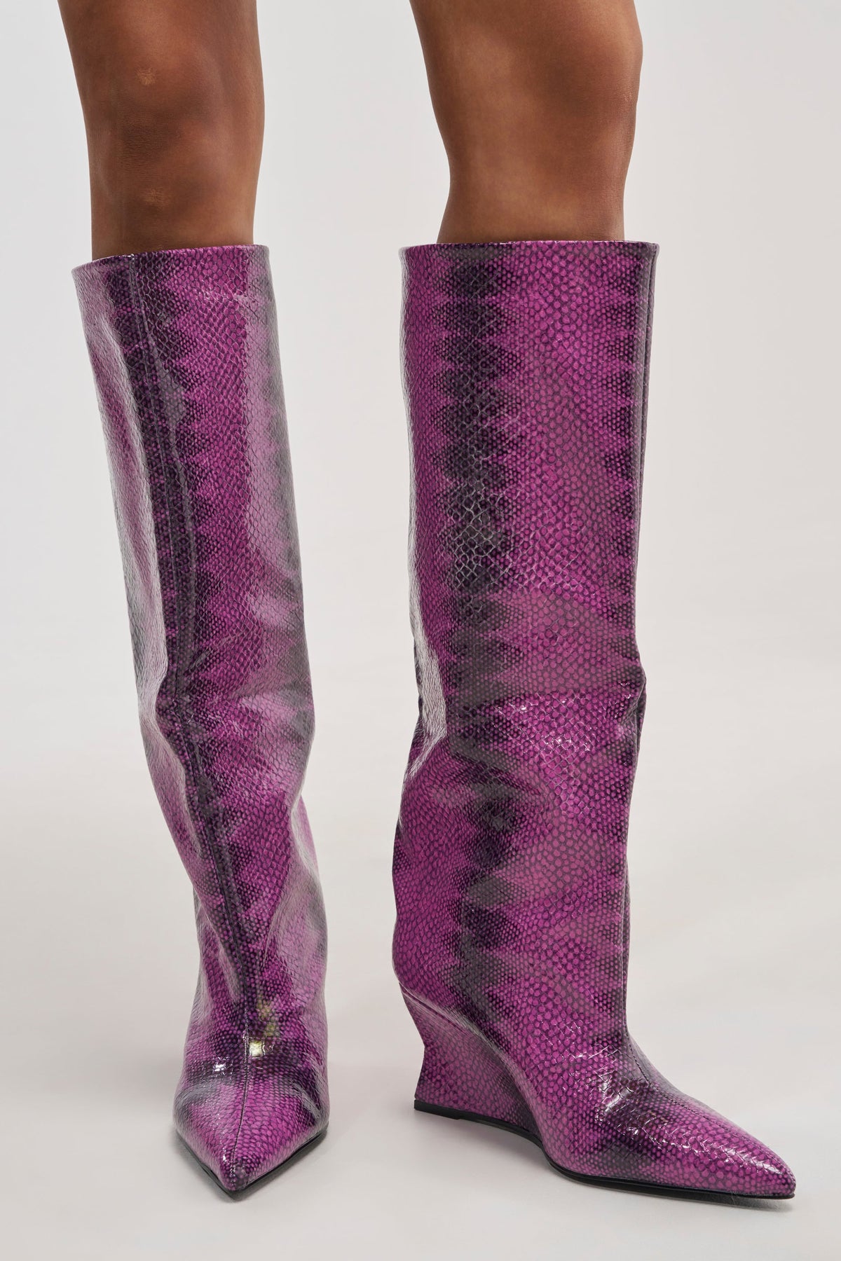 « Horizon » — Bottes compensées, Violet