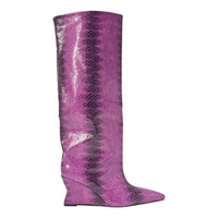 « Horizon » — Bottes compensées, Violet