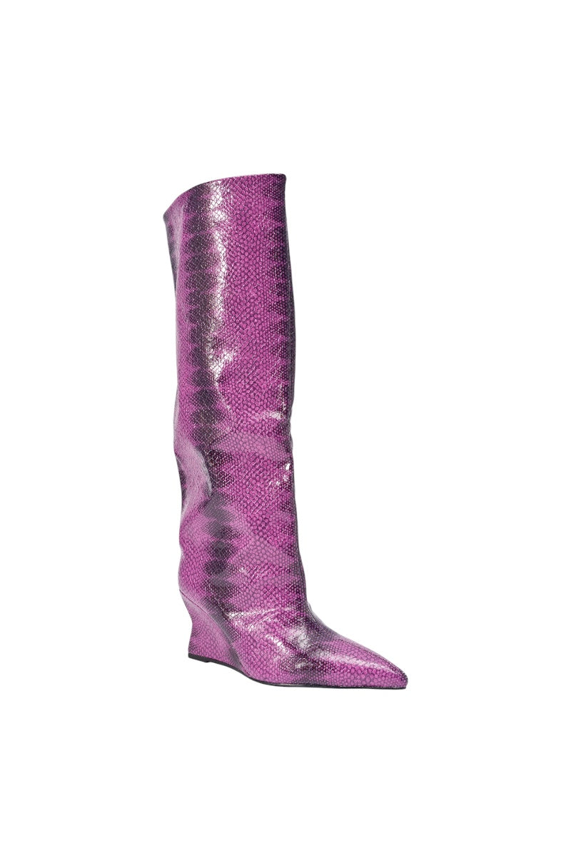 « Horizon » — Bottes compensées, Violet