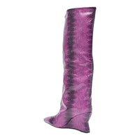 « Horizon » — Bottes compensées, Violet