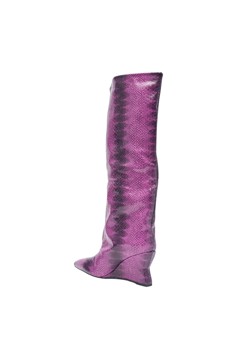 « Horizon » — Bottes compensées, Violet