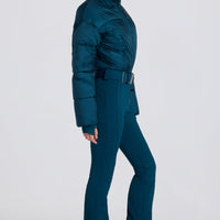 « Alpin » — Combinaison De Ski Imperméable Rembourrée, Bleu Canard