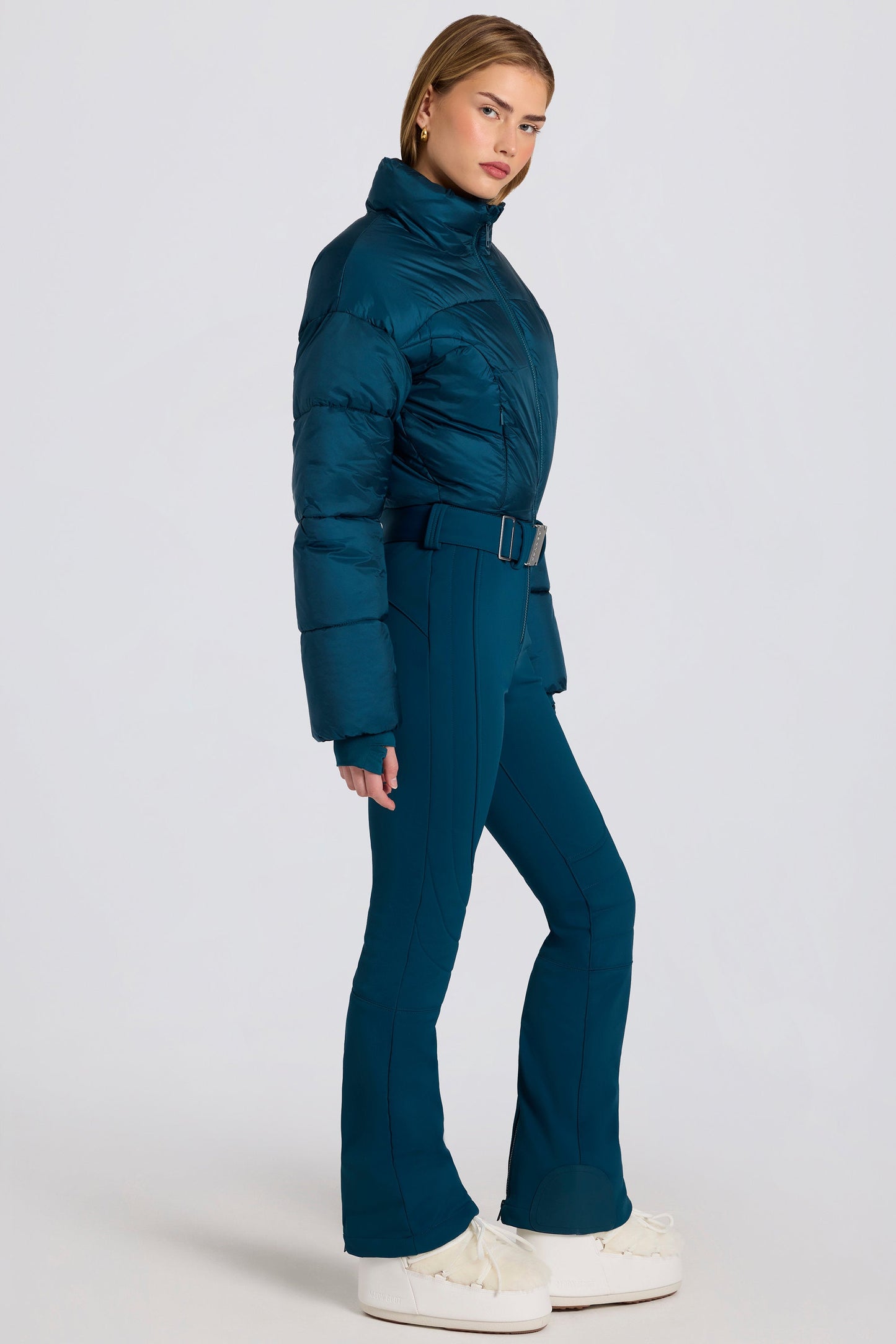 « Alpin » — Combinaison De Ski Imperméable Rembourrée, Bleu Canard