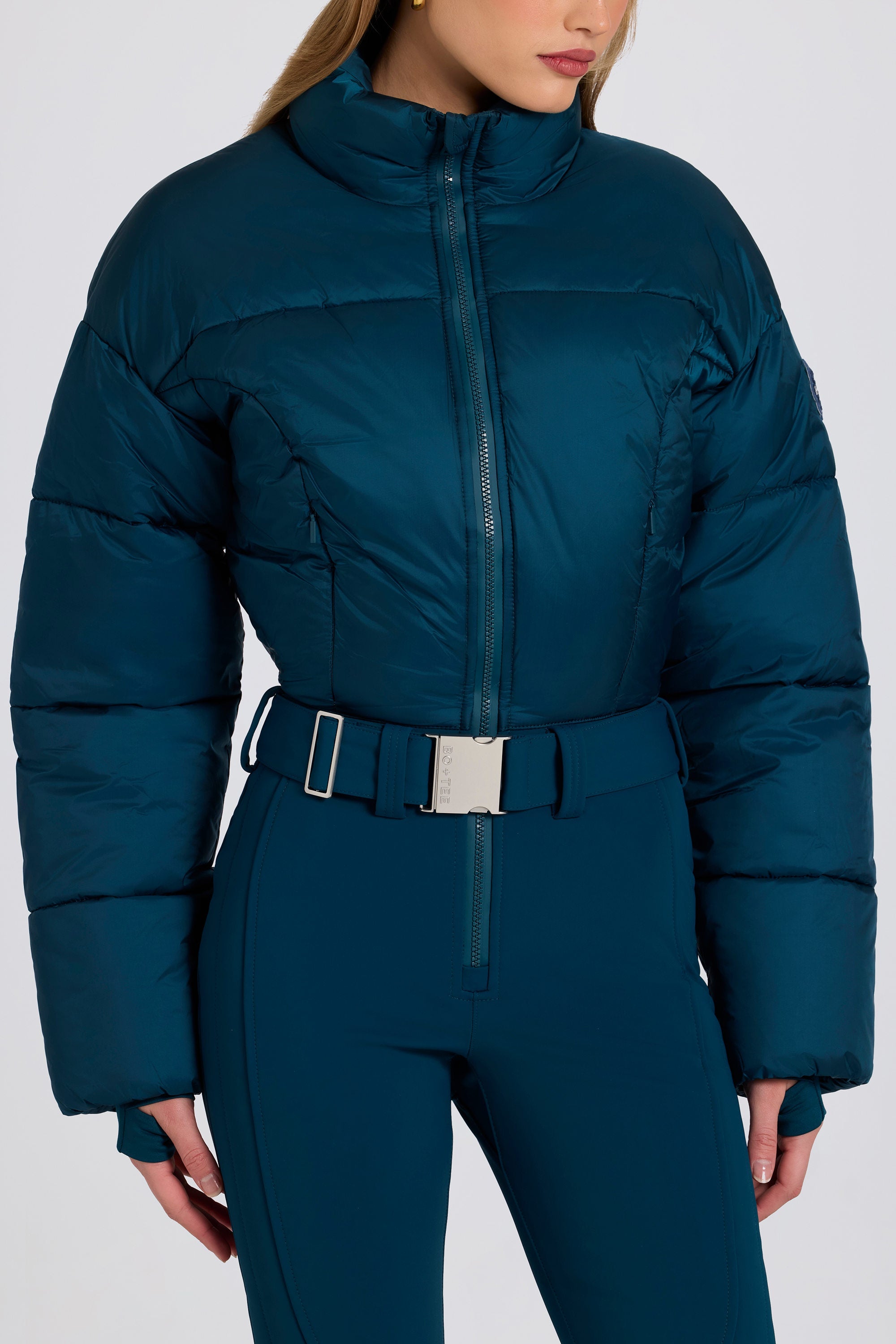 « Alpin » — Combinaison De Ski Imperméable Rembourrée, Bleu Canard