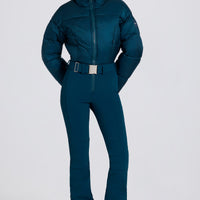 « Alpin » — Combinaison De Ski Imperméable Rembourrée, Bleu Canard