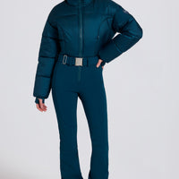« Alpin » — Combinaison De Ski Imperméable Rembourrée, Bleu Canard