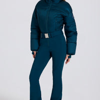 « Alpin » — Combinaison De Ski Imperméable Rembourrée, Bleu Canard